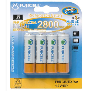 Fujicell Rechargeable Ni-MH Battery AA 2800mAh