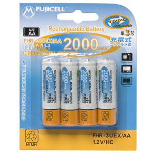 Fujicell Rechargeable Ni-MH Battery AA 2000mAh