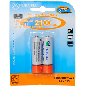 Fujicell Rechargeable Ni-MH Battery AA 2100mAh