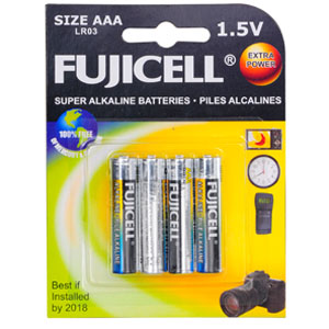 FUJICELL AAA ALkaline Battery-Platium Version