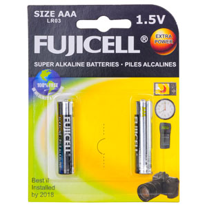 FUJICELL AAA ALKALINE -2pcs-Platium Version